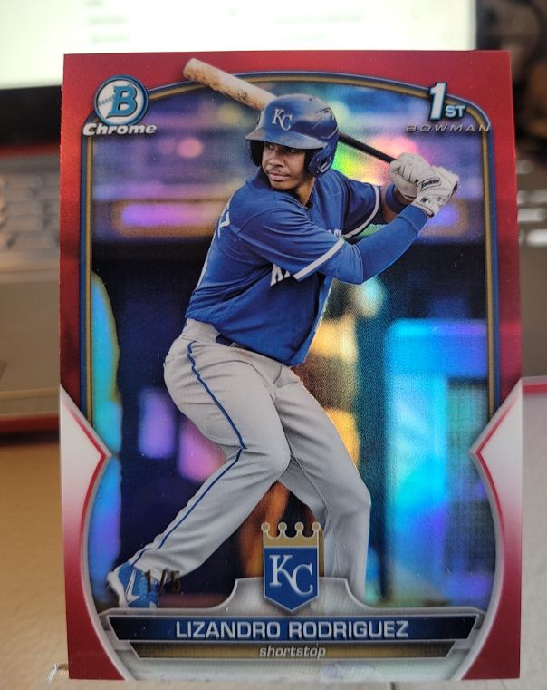 2023 Bowman Chrome #BCP-47 Lizandro Rodriguez — front