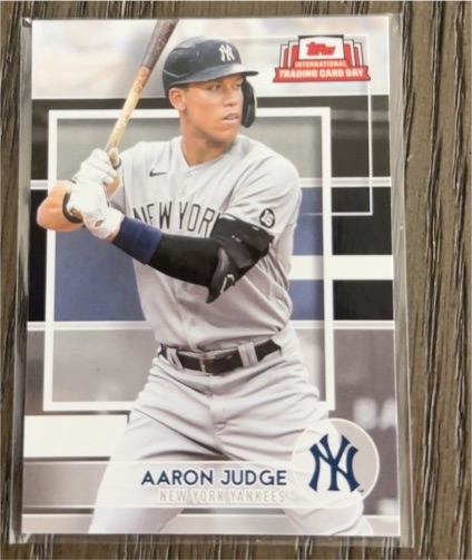 2022 Topps International Trading Card Day #NTCD-19 Aaron Judge — front