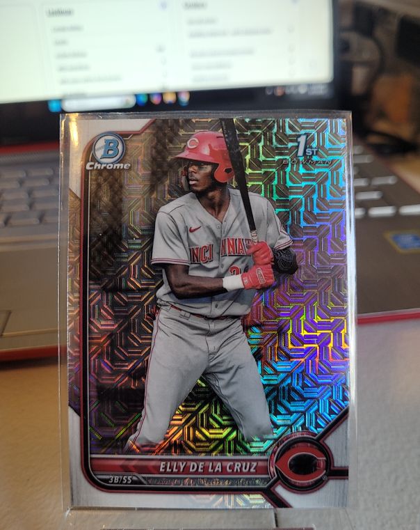 2022 Bowman Chrome Mega Box #BCP-50 Elly De La Cruz — front