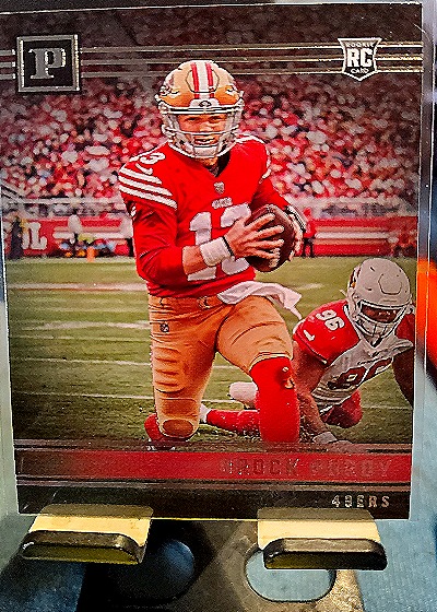 2022 Panini Chronicles #PA-19 Brock Purdy Rookie Card — front