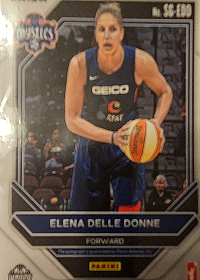 2021 Panini Prizm WNBA Signatures #SG-EDD Elena Delle Donne — back
