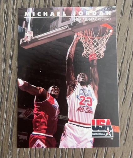 1992 SkyBox USA Basketball #43 Michael Jordan — front