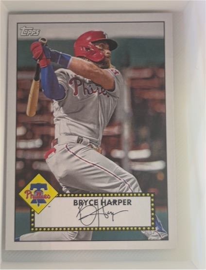 2021 Topps 1952 Topps Redux #T52-21 Bryce Harper — front