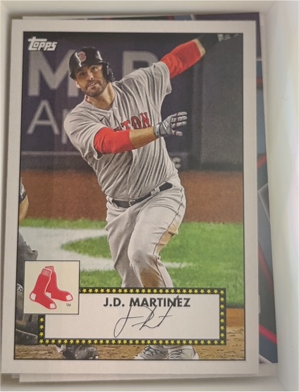 2021 Topps 1952 Redux #T52-12 J.D. Martinez — front