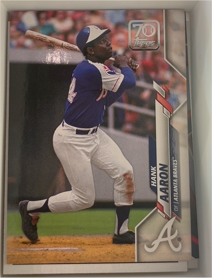 2021 Topps 70 Years of Topps #70YT-70 Hank Aaron — front