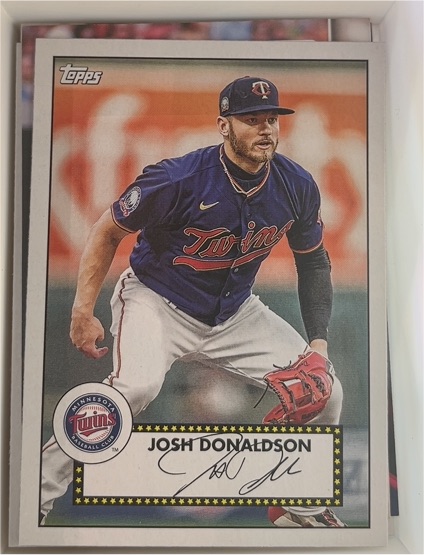 2021 Topps 1952 Topps Redux #T52-5 Josh Donaldson — front