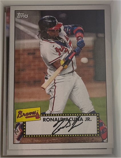 2021 Topps 1952 Redux #T52-45 Ronald Acuna Jr. — front