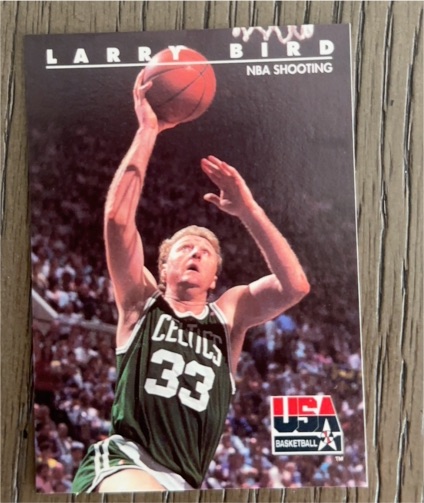 1992 SkyBox USA #17 Larry Bird — front