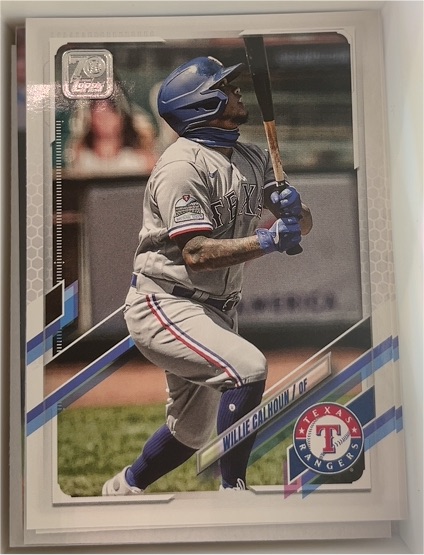 2021 Topps #115 Willie Calhoun — front
