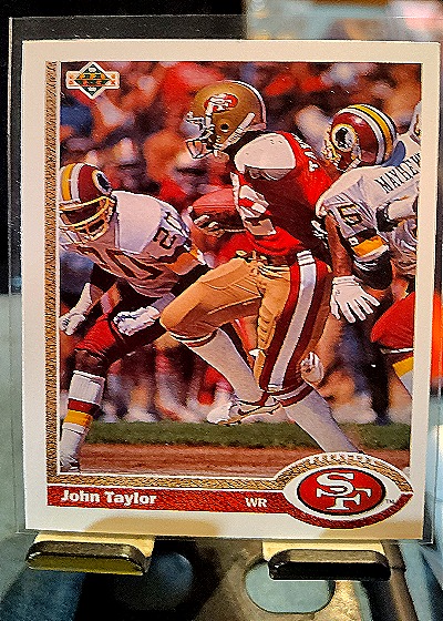 1991 Upper Deck #121 John Taylor San Francisco 49ers — front