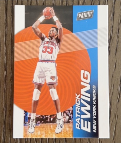 2023-24 Panini Player of the Day #84 Patrick Ewing — front