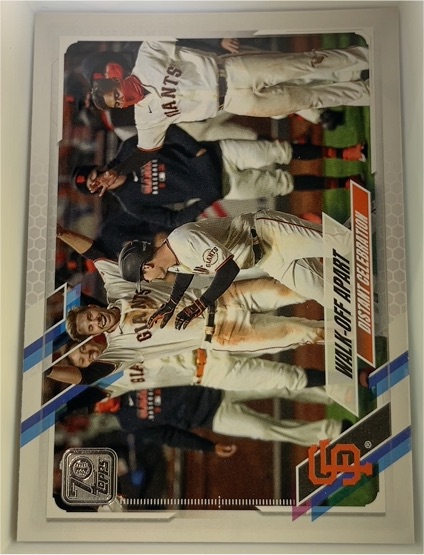 2021 Topps #258 Walk-Off Apart Mike Yastrzemski — front