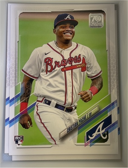 2021 Topps Series 1 #187 Cristian Pache — front