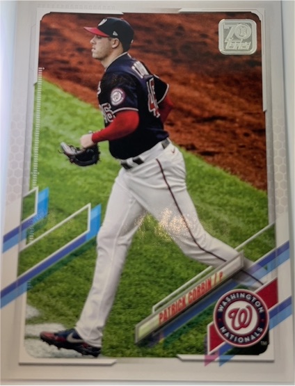 2021 Topps #146 Patrick Corbin Washington Nationals — front