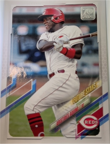 2021 Topps #245 Aristides Aquino — front