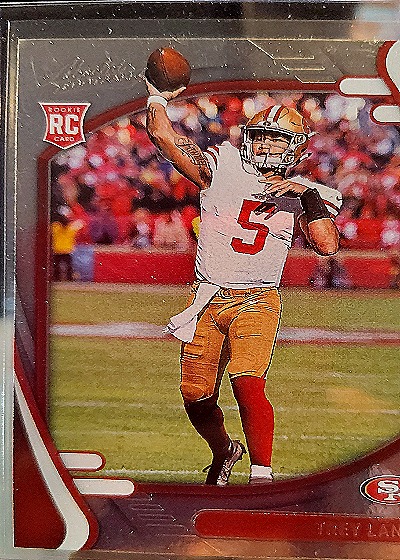 2021 Panini Absolute #103 Trey Lance Rookie Card — front