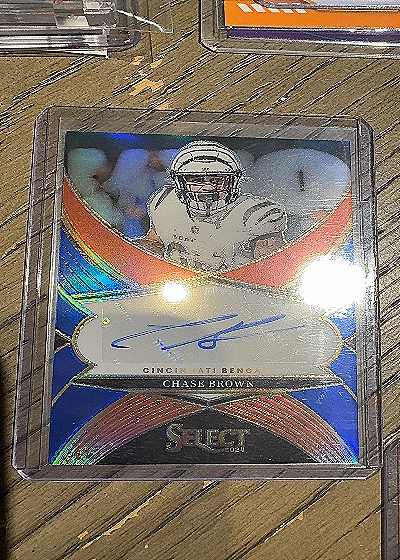 2024 Panini Select Signatures Prizm Chase Brown #SSP-CBN — front