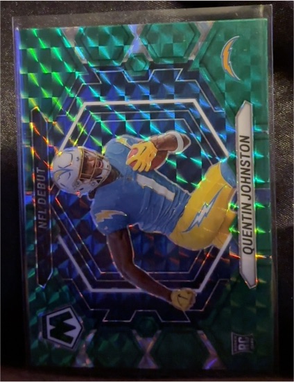 2023 Panini Mosaic NFL Debut #ND-16 Quentin Johnston — front
