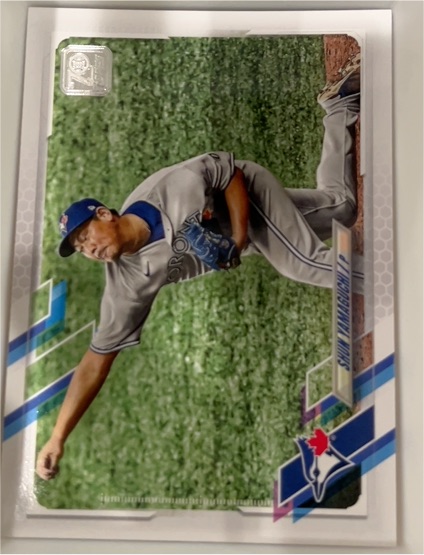 2021 Topps #18 Shun Yamaguchi Toronto Blue Jays — front
