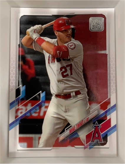 2021 Topps #27 Mike Trout — front