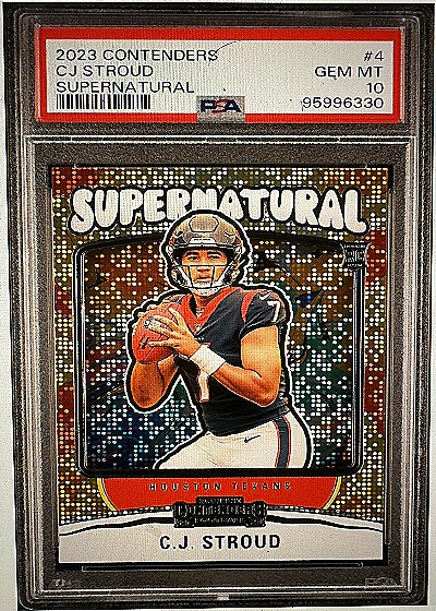 2023 Panini Contenders Supernatural #4 C.J. Stroud — front