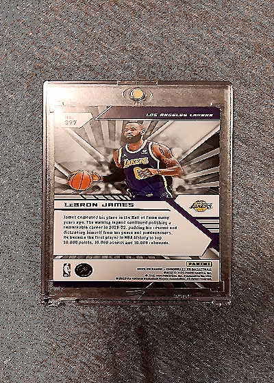 2021-22 Panini Chronicles XR #397 LeBron James — back