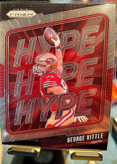 2024 Panini Prizm #8 George Kittle Hype — front