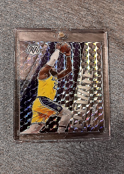 2020 Panini Mosaic #17 LeBron James — back