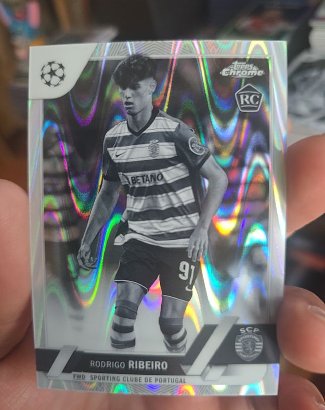 2022-23 Topps Chrome UEFA Club Competitions #194 Rodrigo Ribeiro RC — front