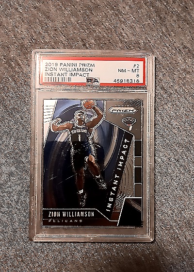 2019 Panini Prizm #2 Zion Williamson Instant Impact — front