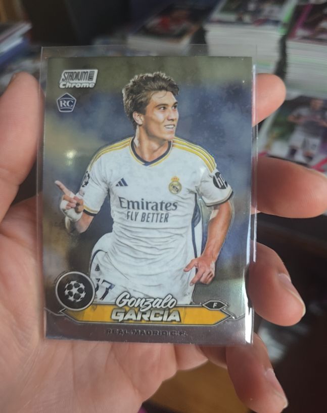 2023-24 Topps Stadium Club Chrome UEFA #66 Gonzalo Garcia RC — front