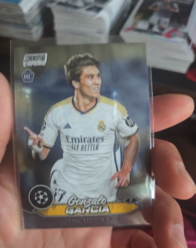 2023-24 Topps Stadium Club Chrome UEFA #66 Gonzalo Garcia Rookie — front