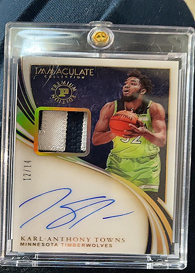 2022 Panini Immaculate Collection Premium Edition #12 Karl-Anthony Towns — front