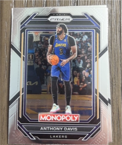 2022-23 Panini Prizm Monopoly #41 Anthony Davis — front