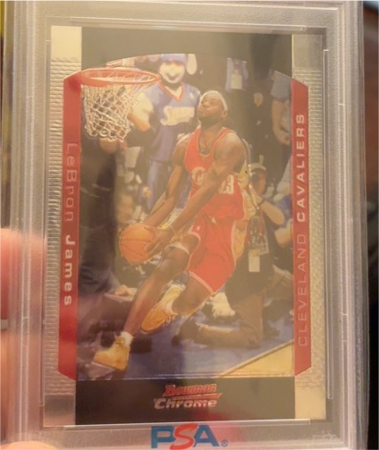 2004-05 Bowman Chrome #23 LeBron James — front