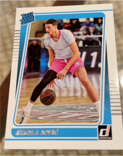 2022-23 Donruss Rated Rookies #10 Nikola Jovic — front