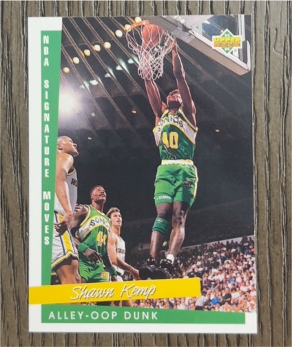 1993-94 Upper Deck #251 Shawn Kemp Seattle SuperSonics — front