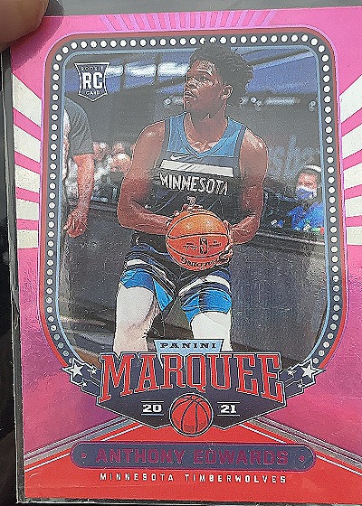 2020-21 Panini Chronicles Marquee #254 Anthony Edwards — front