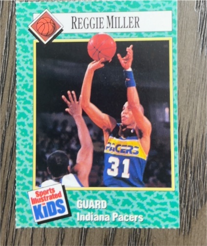 1990 Sports Illustrated for Kids #145 Reggie Miller — front