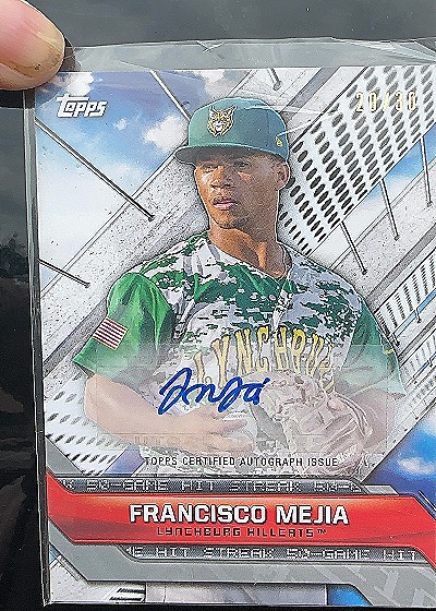 2021 Topps Pro Debut #20/20 Francisco Mejia — front