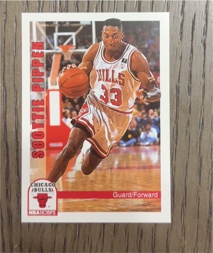 1992-93 NBA Hoops #34 Scottie Pippen — front