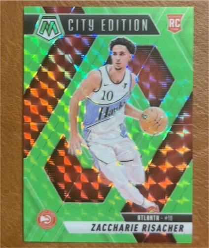 2024-25 Panini Mosaic City Edition #274 Zaccharie Risacher — front