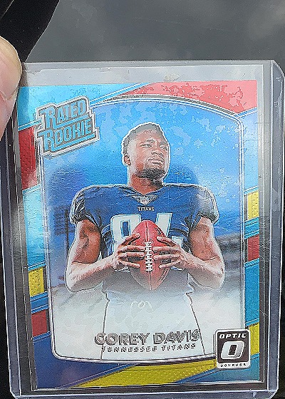 2017 Panini Donruss Optic Rated Rookie Corey Davis — front