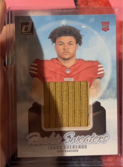 2024 Panini Donruss Rookie Holiday Sweaters #RHS-IGU Isaac Guerendo — front
