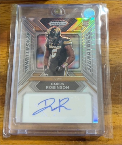 2024 Panini Prizm Draft Picks Sensational Signatures #Darius Robinson — front