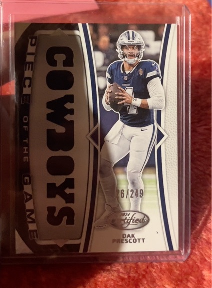 2024 Panini Certified #POG-DPT Dak Prescott Piece of the Game — front