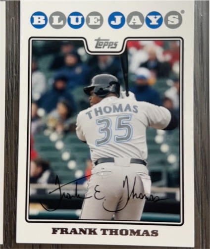 2008 Topps #650 Frank Thomas — front
