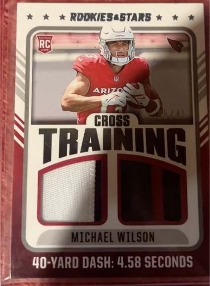 2023 Panini Rookies & Stars Cross Training #CT-MW Michael Wilson — front