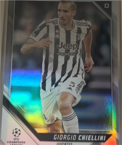 2021-22 Topps UEFA Champions League #195 Giorgio Chiellini Juventus — front