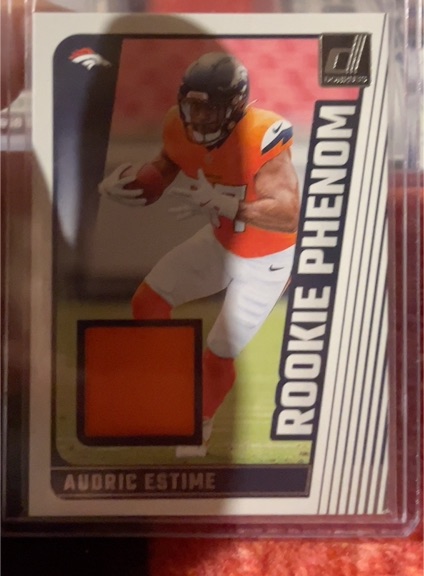 2024 Donruss Rookie Phenom Jersey Patch #RPJ-AES Audric Estime — front